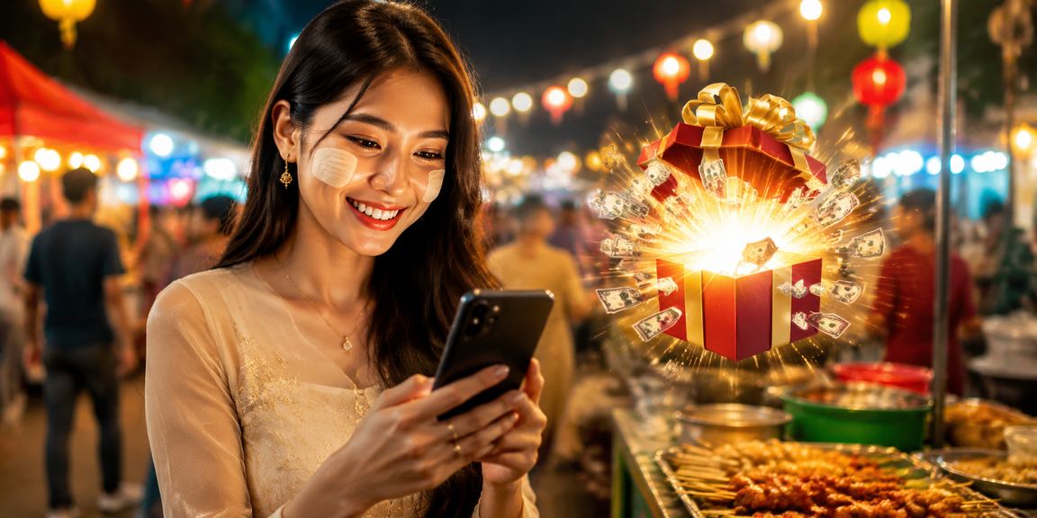 ပြည်နိုးလွင်ရှိ ဖုန်းနှင့် ကာစီနို အက်ပ်ကို အသုံးပြုနေသည့် မြန်မာဖော်ပြချက်